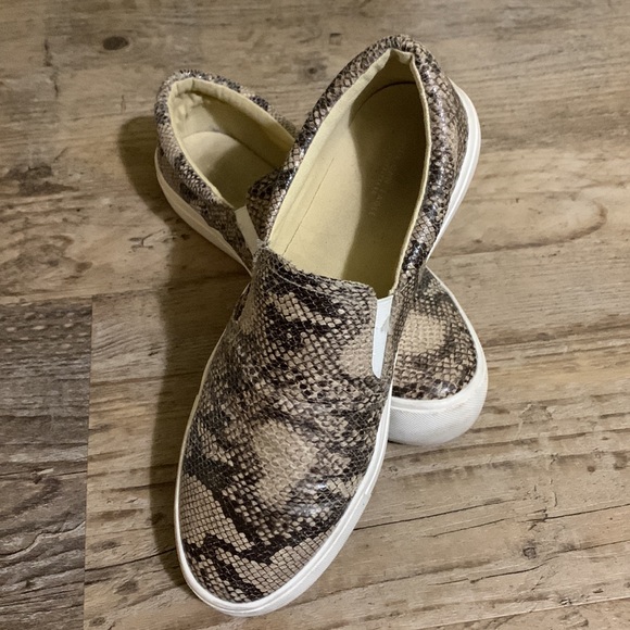 Faux snakeskin slip ons - Picture 2 of 3